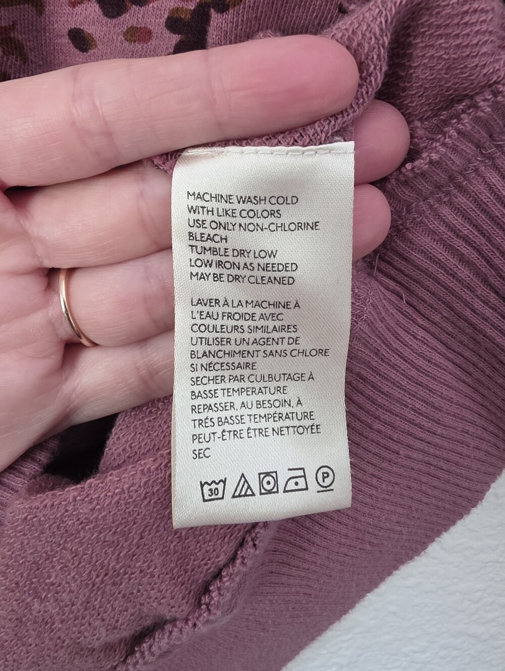 Pilcro by Anthropologie short sleeve sweatshirt top, Size small *FLAW-see Pics - Picture 7 of 12